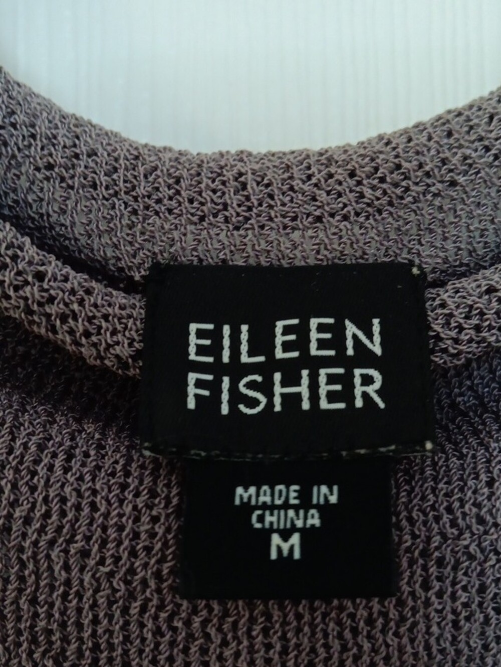 Eileen Fisher Plum Sleeveless Knit Shell.SIZE M.EUC